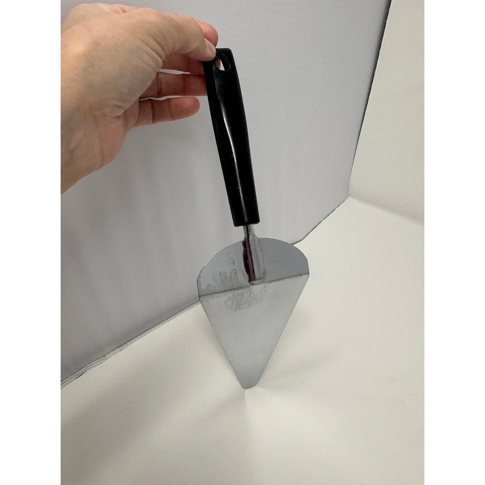 Vintage Ekco USA Pie Serving Spatula Triangle Black Handle 9